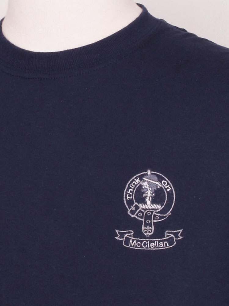 T-Shirt, Adults Premium Cotton, Clan Crest, MacLellan